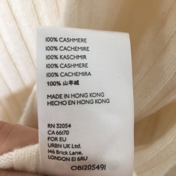 Maeve by Anthropologie Cowl Neck Cashmere Sleeveless Top M - Picture 4 of 5